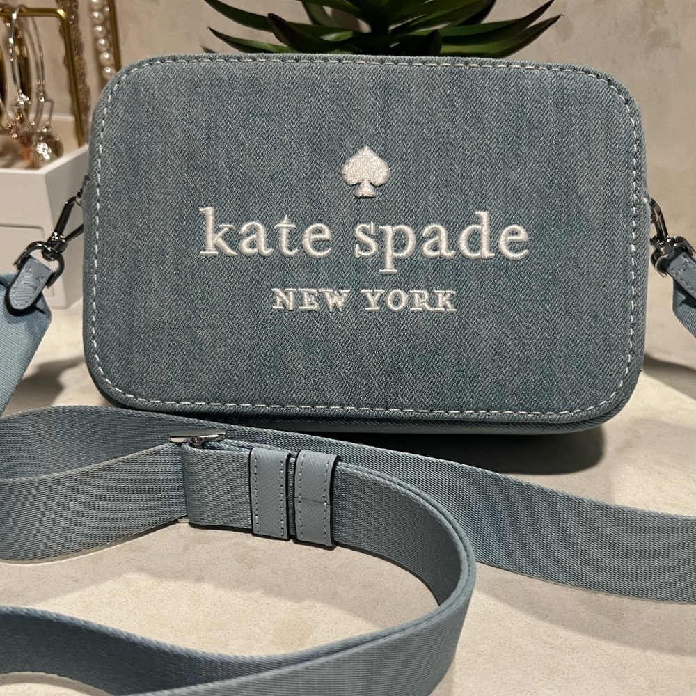 Kate Spade New York Denim Camera  Bag